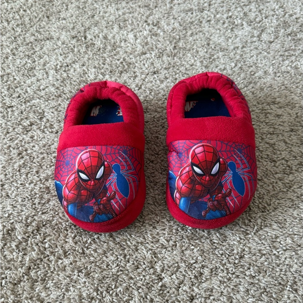 Marvel Spiderman toddler boys Slipper size 9/10